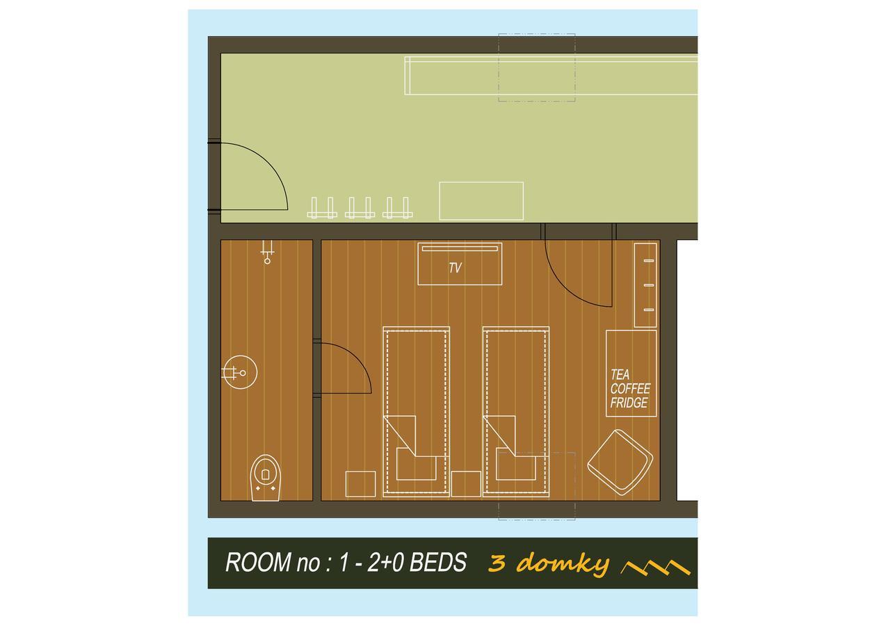 Bed and Breakfast 3 Domky Демяновская долина Экстерьер фото
